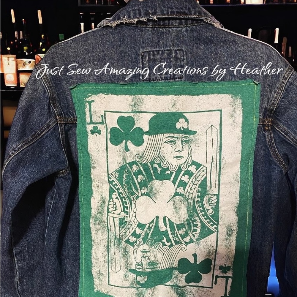 Upcycled jean jacket